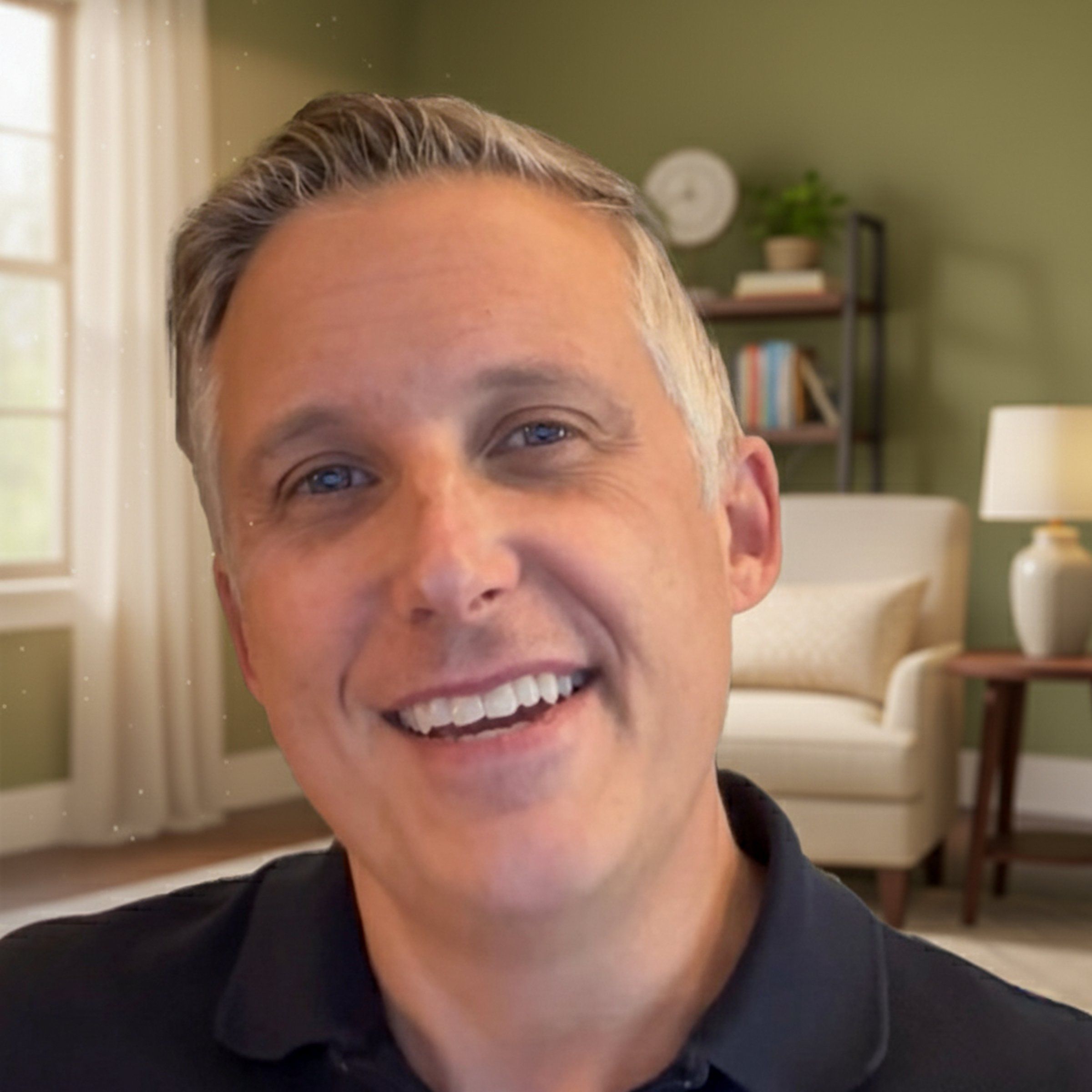 Professional headshot of Ryan Walton-King, certified life coach